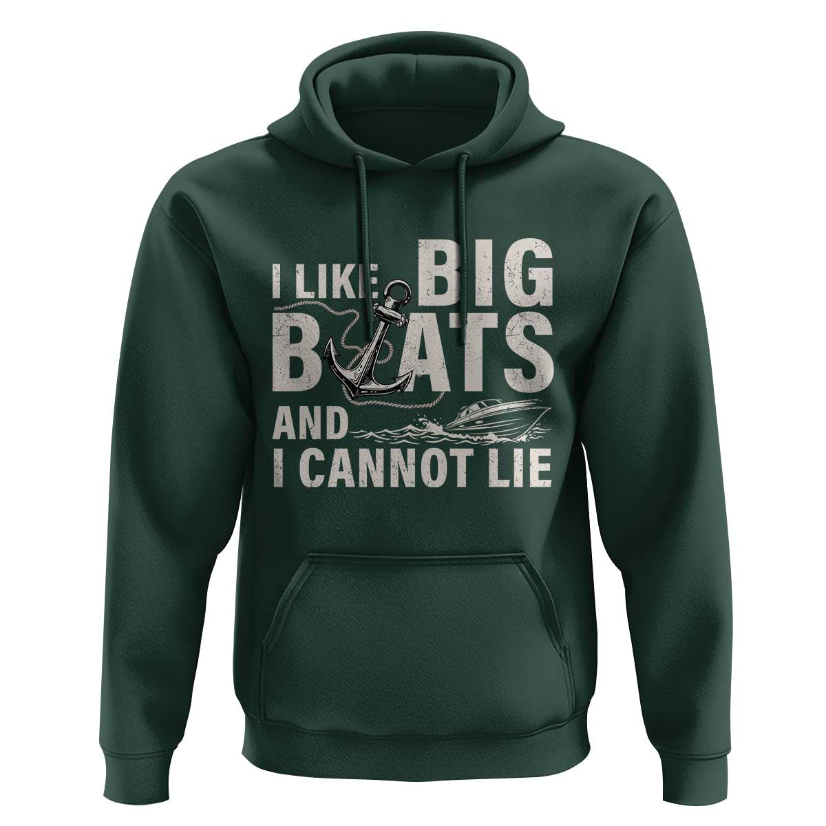 I Like Big Boats And I Cannot Lie Hoodie Funny Boating Cruise Ship