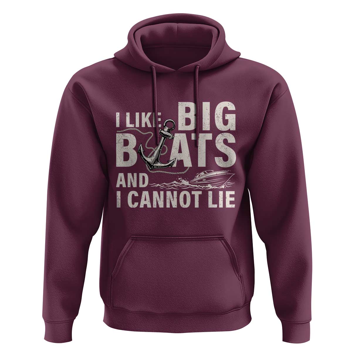 I Like Big Boats And I Cannot Lie Hoodie Funny Boating Cruise Ship