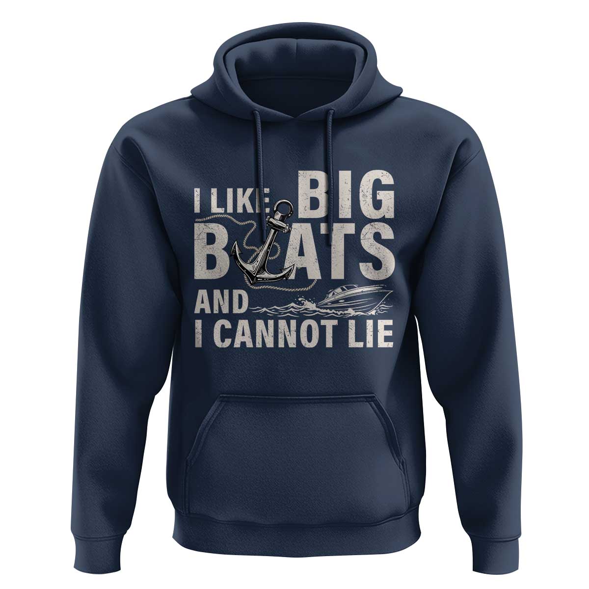 I Like Big Boats And I Cannot Lie Hoodie Funny Boating Cruise Ship