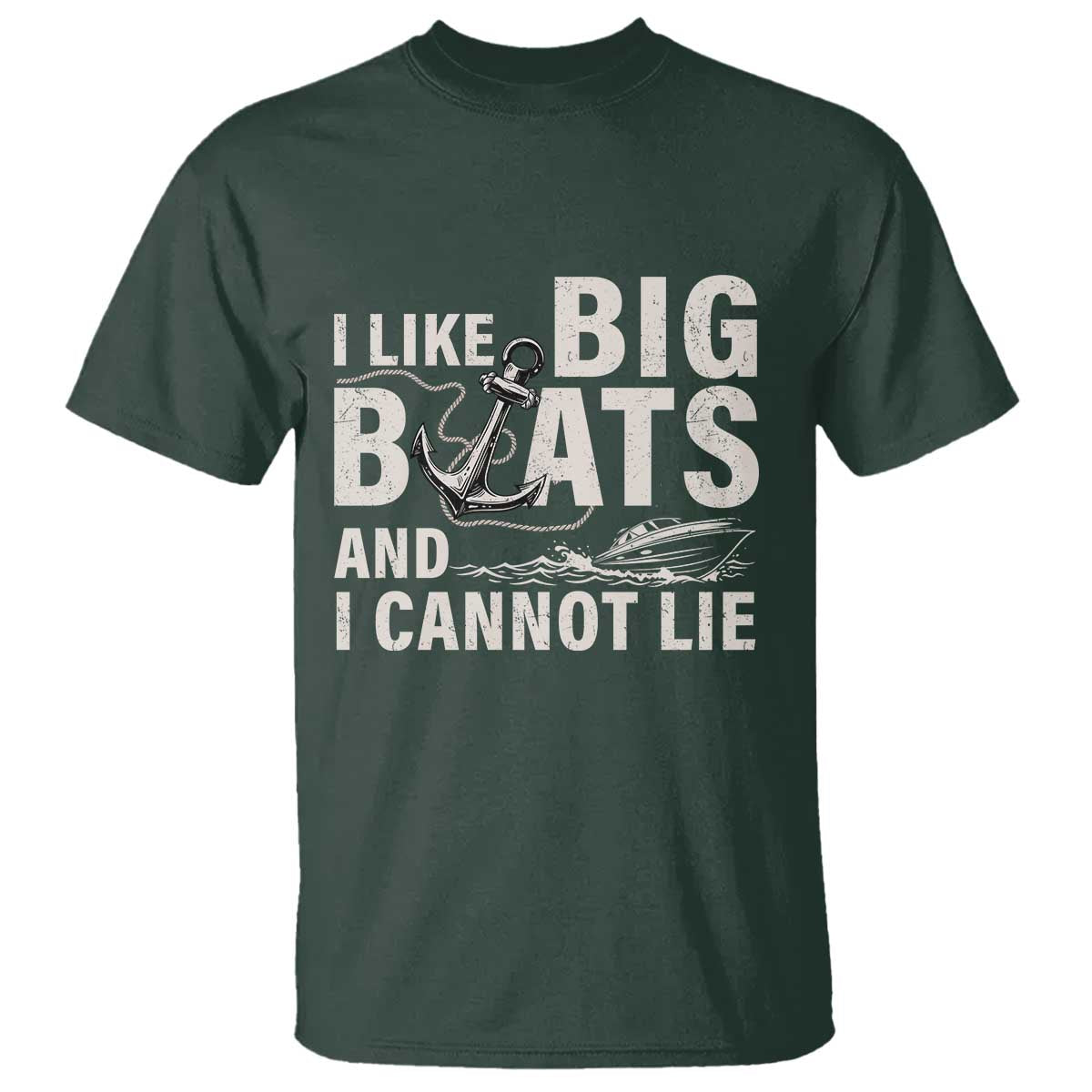 I Like Big Boats And I Cannot Lie T Shirt Funny Boating Cruise Ship