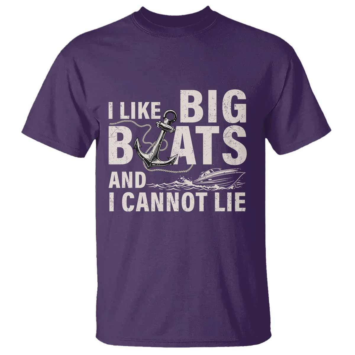 I Like Big Boats And I Cannot Lie T Shirt Funny Boating Cruise Ship
