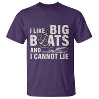 I Like Big Boats And I Cannot Lie T Shirt Funny Boating Cruise Ship