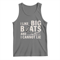 I Like Big Boats And I Cannot Lie Tank Top Funny Boating Cruise Ship