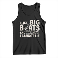 I Like Big Boats And I Cannot Lie Tank Top Funny Boating Cruise Ship