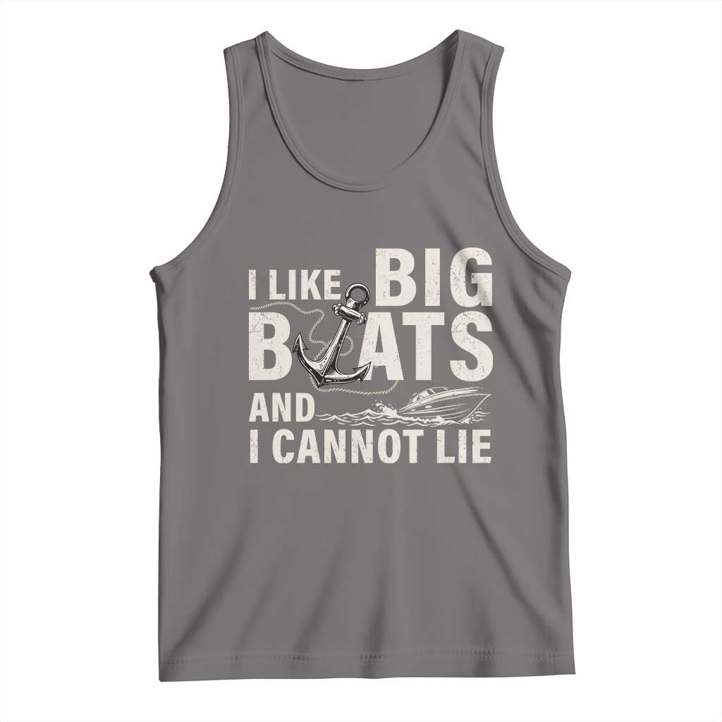I Like Big Boats And I Cannot Lie Tank Top Funny Boating Cruise Ship