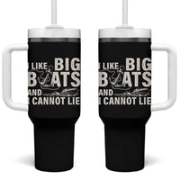 I Like Big Boats And I Cannot Lie Tumbler With Handle Funny Boating Cruise Ship