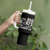 I Like Big Boats And I Cannot Lie Tumbler With Handle Funny Boating Cruise Ship