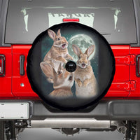 Funny Three Bunny Moon Humorous Rabbit Meme Spare Tire Cover