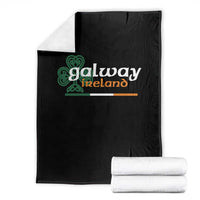 Galway Ireland Throw Blanket Irish City Souvenir St Patricks Day Celtic Shamrock