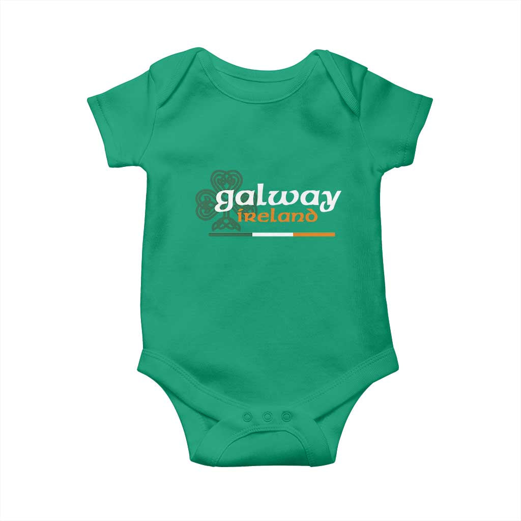 Galway Ireland Baby Onesie Irish City Souvenir St Patricks Day Celtic Shamrock