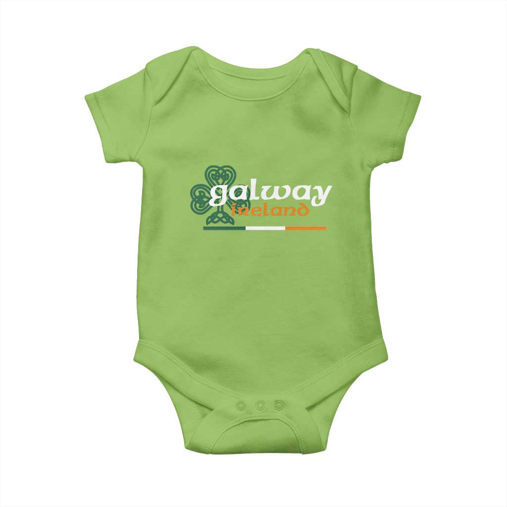 Galway Ireland Baby Onesie Irish City Souvenir St Patricks Day Celtic Shamrock