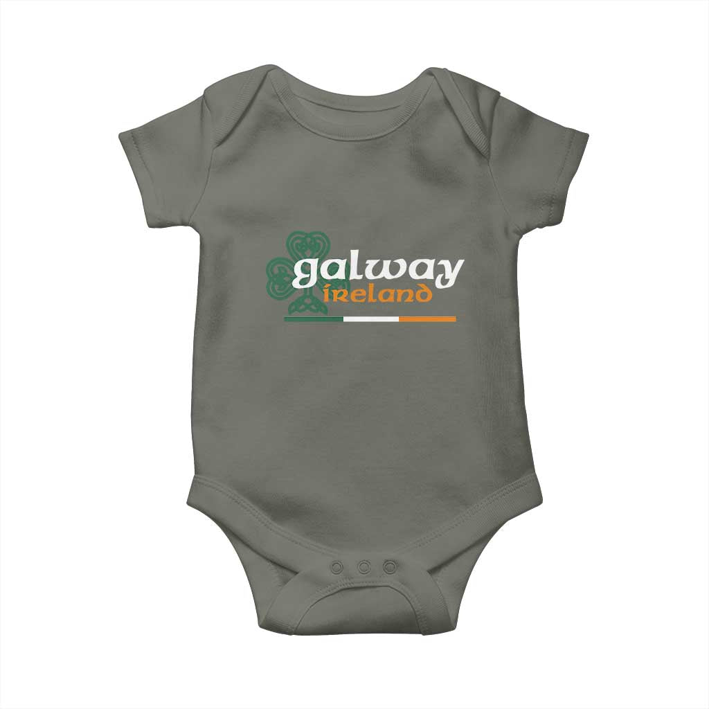 Galway Ireland Baby Onesie Irish City Souvenir St Patricks Day Celtic Shamrock