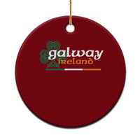 Galway Ireland Ceramic Ornament Irish City Souvenir St Patricks Day Celtic Shamrock