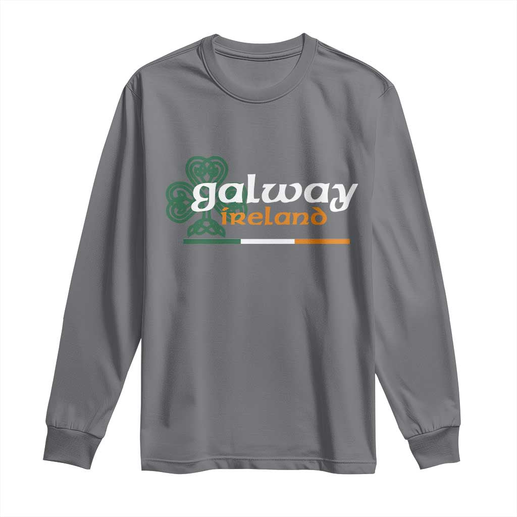 Galway Ireland Long Sleeve Shirt Irish City Souvenir St Patricks Day Celtic Shamrock