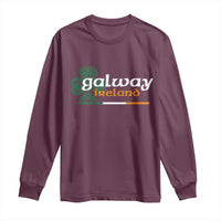Galway Ireland Long Sleeve Shirt Irish City Souvenir St Patricks Day Celtic Shamrock