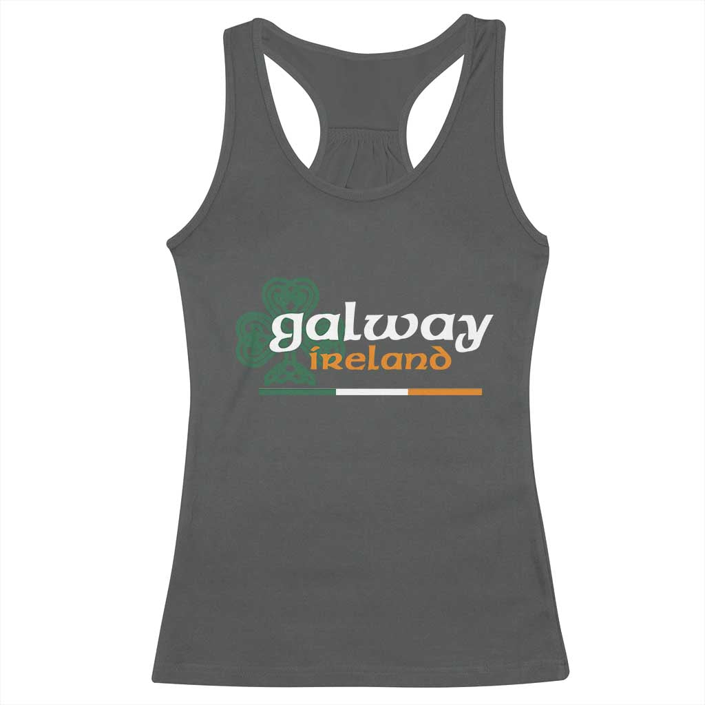 Galway Ireland Racerback Tank Top Irish City Souvenir St Patricks Day Celtic Shamrock