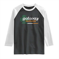 Galway Ireland Raglan Shirt Irish City Souvenir St Patricks Day Celtic Shamrock