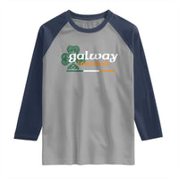Galway Ireland Raglan Shirt Irish City Souvenir St Patricks Day Celtic Shamrock