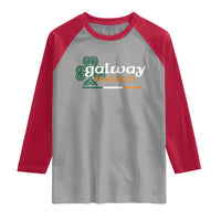 Galway Ireland Raglan Shirt Irish City Souvenir St Patricks Day Celtic Shamrock
