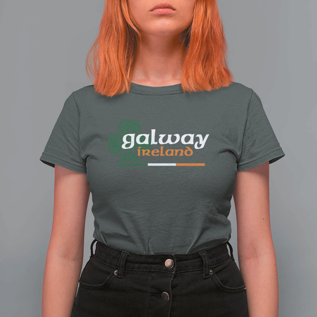 Galway Ireland T Shirt For Women Irish City Souvenir St Patricks Day Celtic Shamrock