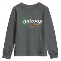 Galway Ireland Youth Sweatshirt Irish City Souvenir St Patricks Day Celtic Shamrock