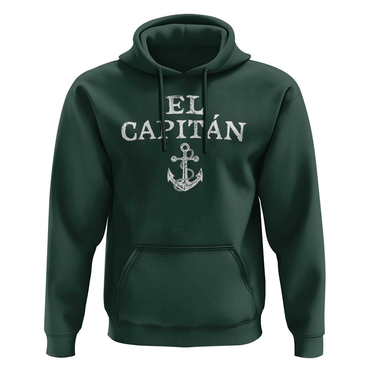 El Capitan Hoodie Funny Boat Captain Vintage Anchor