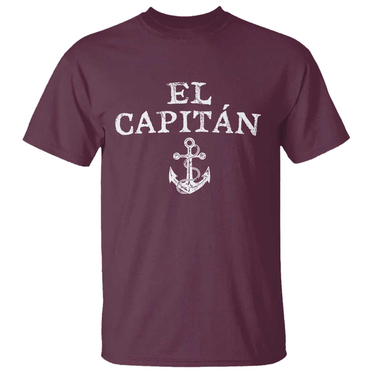 El Capitan T Shirt Funny Boat Captain Vintage Anchor