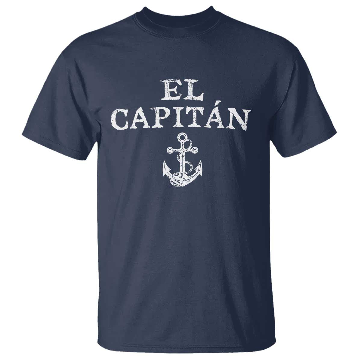 El Capitan T Shirt Funny Boat Captain Vintage Anchor