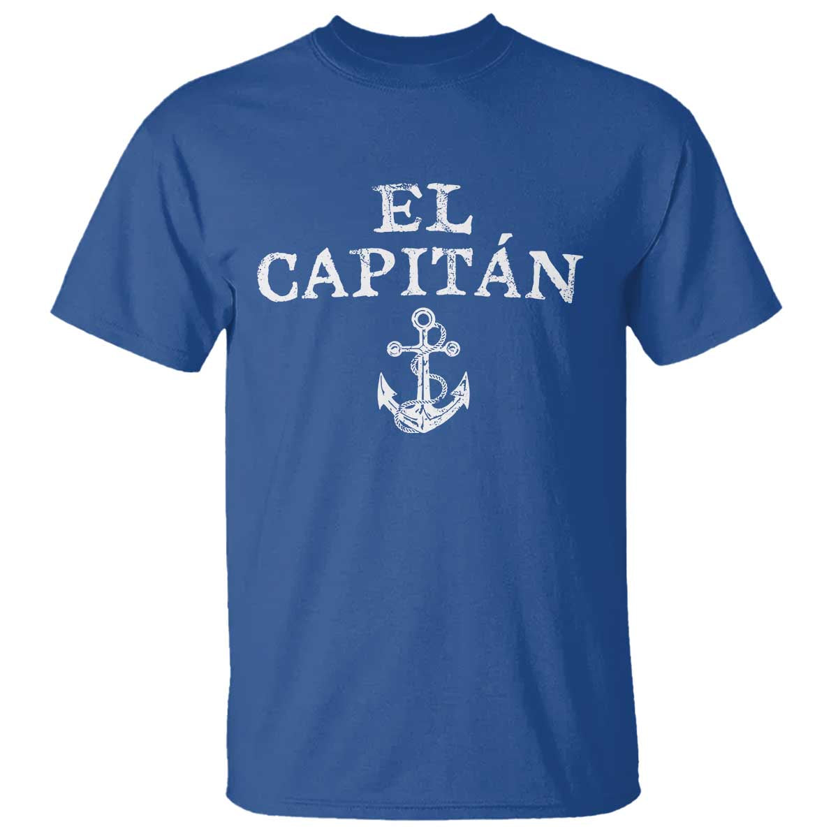 El Capitan T Shirt Funny Boat Captain Vintage Anchor
