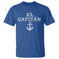 El Capitan T Shirt Funny Boat Captain Vintage Anchor