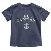 El Capitan Toddler T Shirt Funny Boat Captain Vintage Anchor