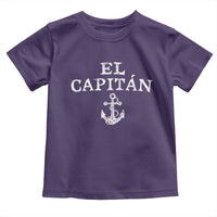 El Capitan Toddler T Shirt Funny Boat Captain Vintage Anchor