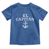 El Capitan Toddler T Shirt Funny Boat Captain Vintage Anchor