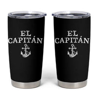 El Capitan Tumbler Cup Funny Boat Captain Vintage Anchor