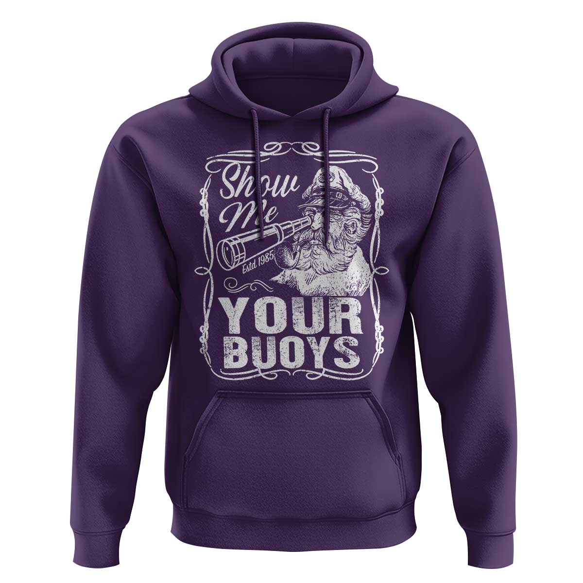 Show Me Your Bouys Hoodie Funny Pontoon Boat Captain