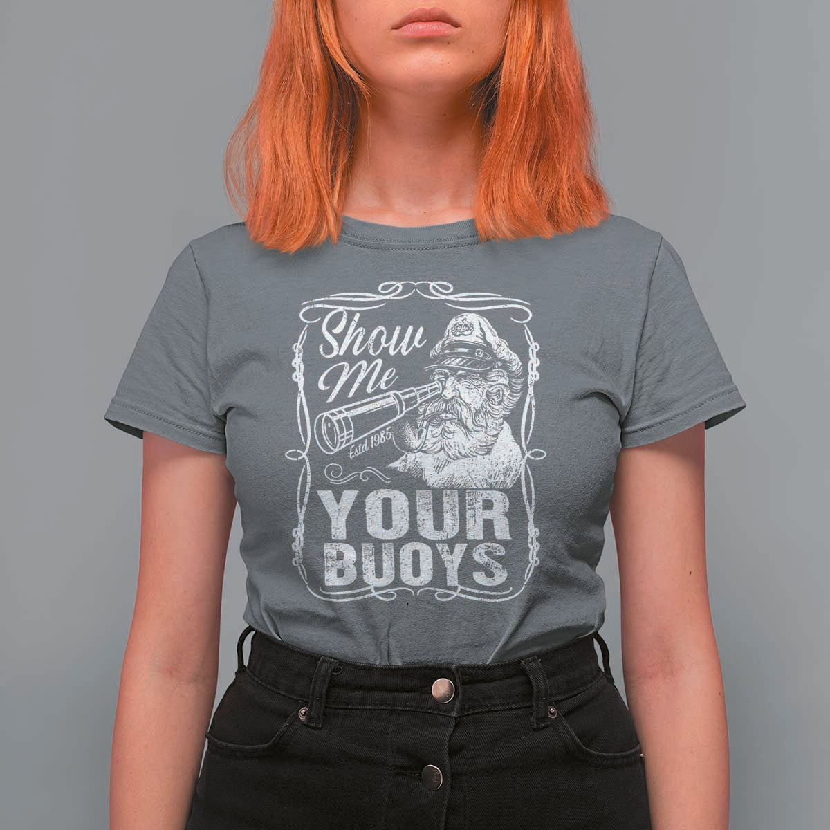 Show Me Your Bouys T Shirt For Women Funny Pontoon Boat Captain