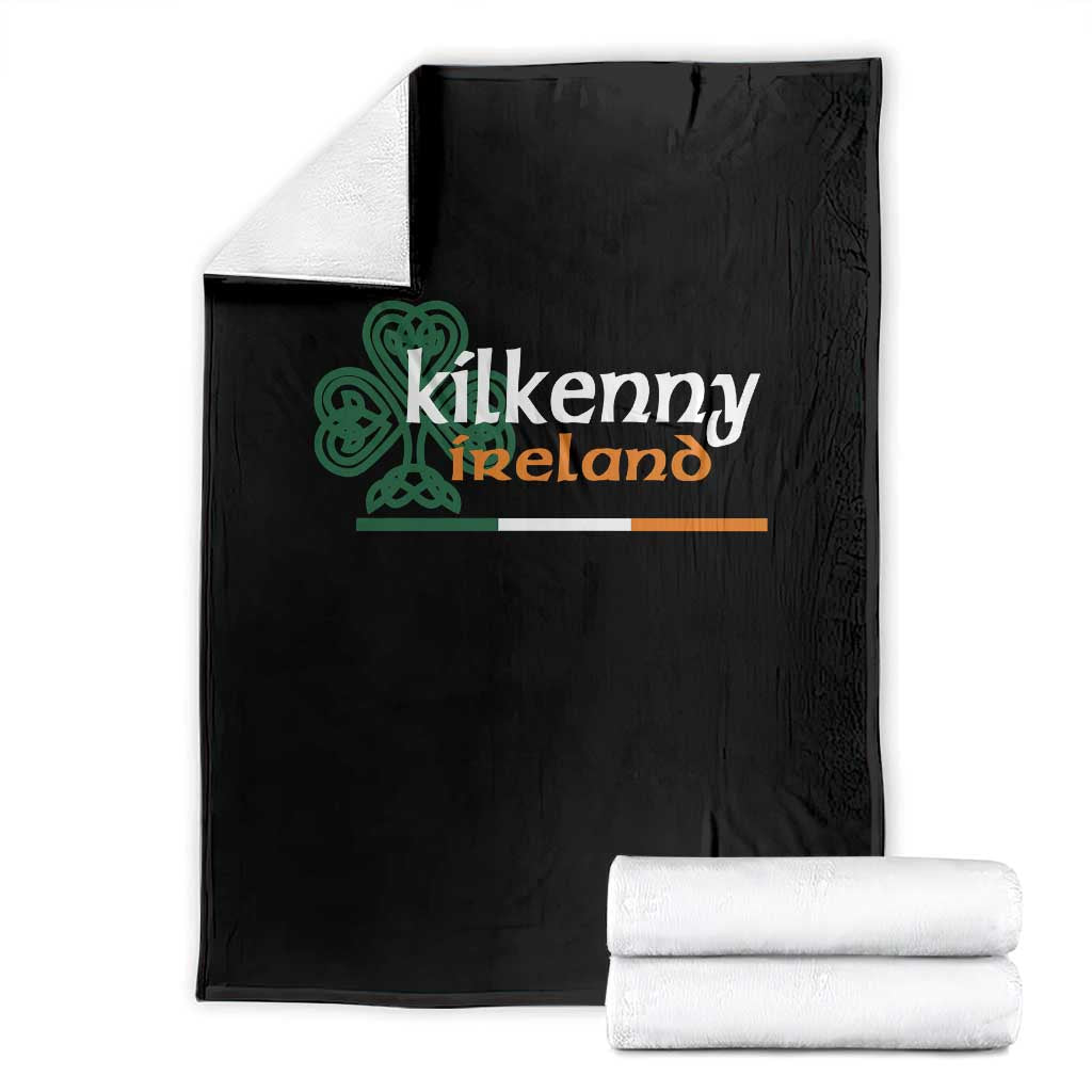 Kilkenny Ireland Throw Blanket Irish City Souvenir St Patricks Day Celtic Shamrock