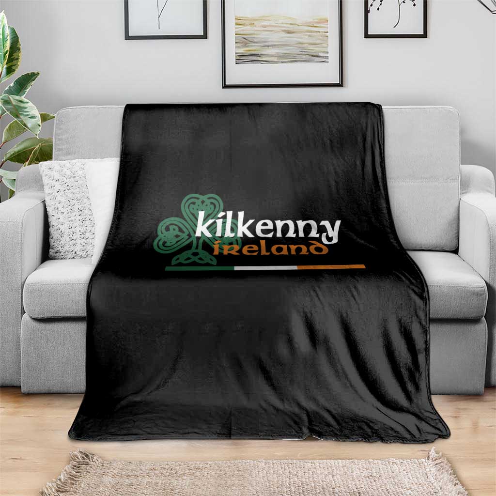 Kilkenny Ireland Throw Blanket Irish City Souvenir St Patricks Day Celtic Shamrock