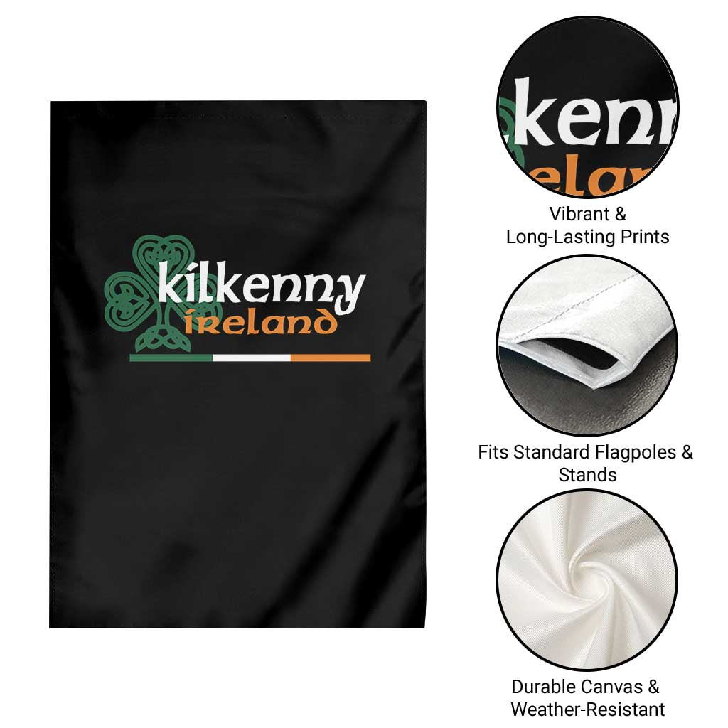 Kilkenny Ireland Garden Flag Irish City Souvenir St Patricks Day Celtic Shamrock