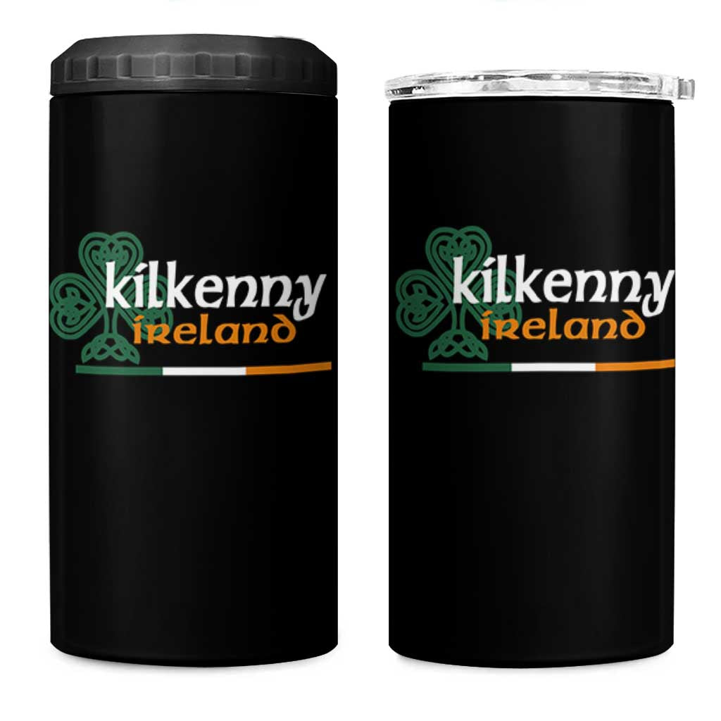 Kilkenny Ireland 4 in 1 Can Cooler Tumbler Irish City Souvenir St Patricks Day Celtic Shamrock