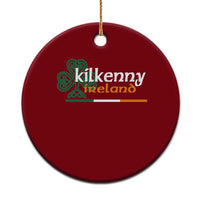 Kilkenny Ireland Ceramic Ornament Irish City Souvenir St Patricks Day Celtic Shamrock