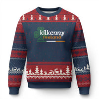 Kilkenny Ireland Ugly Christmas Sweater Irish City Souvenir St Patricks Day Celtic Shamrock