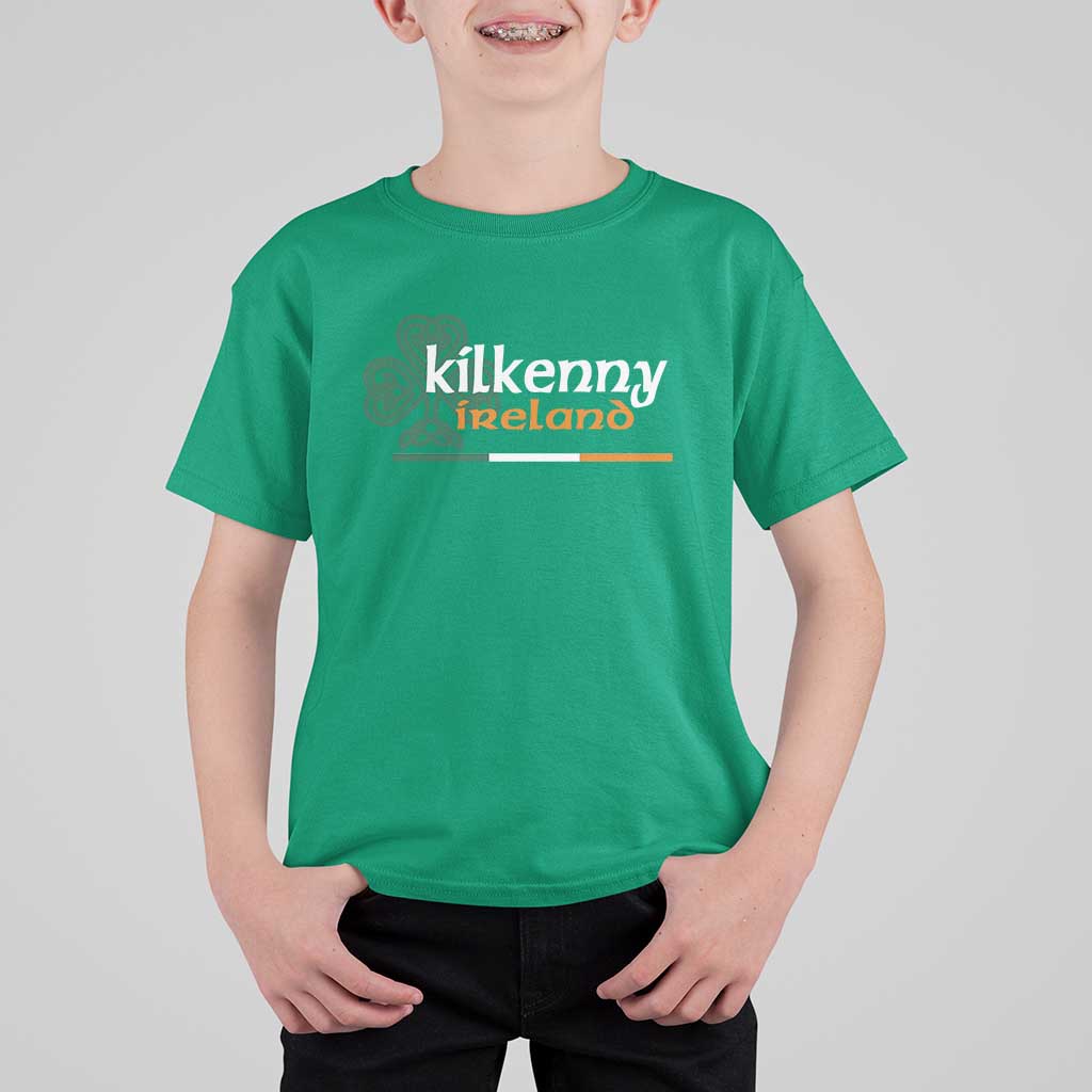 Kilkenny Ireland T Shirt For Kid Irish City Souvenir St Patricks Day Celtic Shamrock