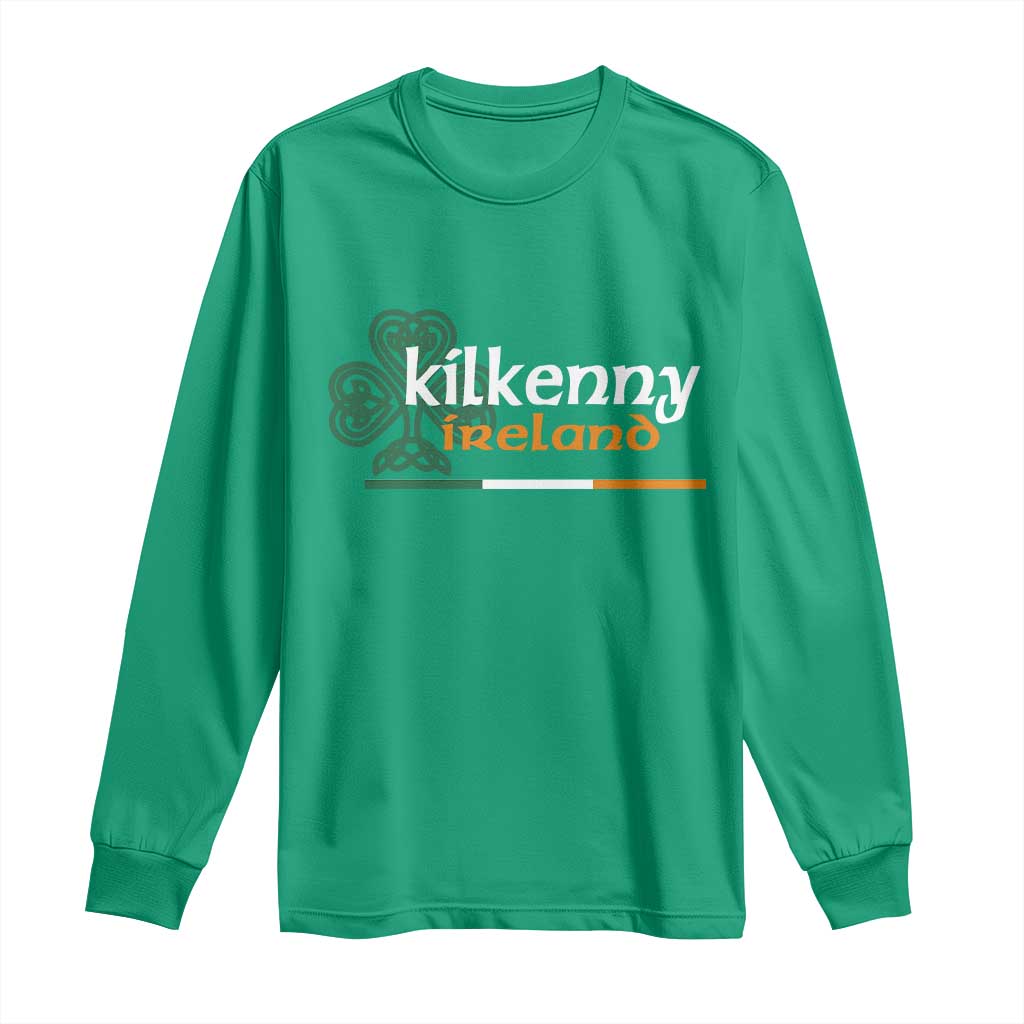 Kilkenny Ireland Long Sleeve Shirt Irish City Souvenir St Patricks Day Celtic Shamrock