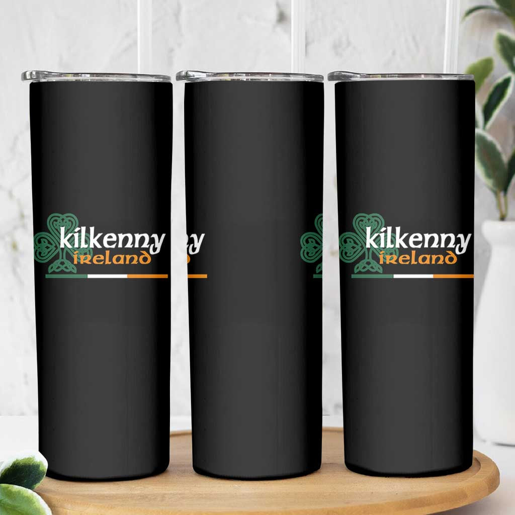 Kilkenny Ireland Skinny Tumbler Irish City Souvenir St Patricks Day Celtic Shamrock