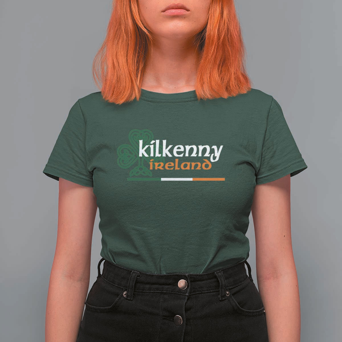 Kilkenny Ireland T Shirt For Women Irish City Souvenir St Patricks Day Celtic Shamrock