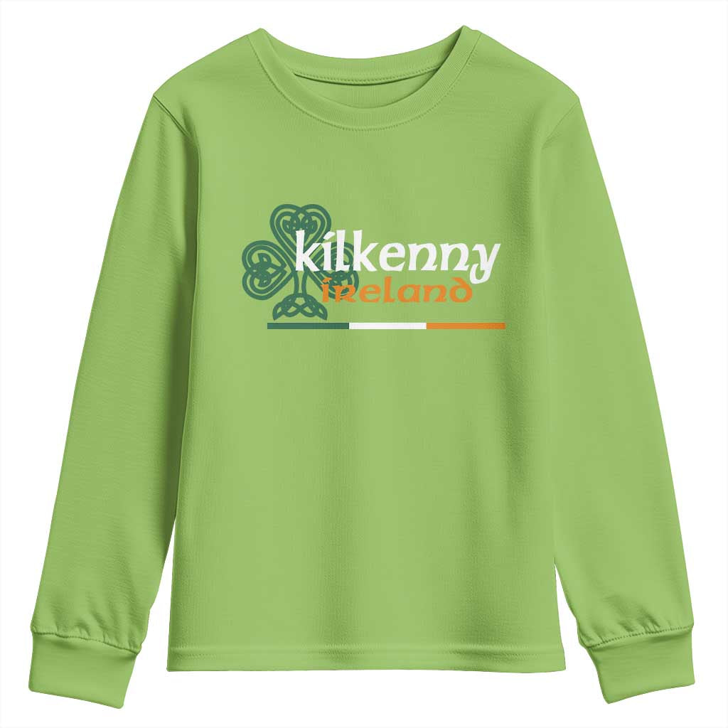 Kilkenny Ireland Youth Sweatshirt Irish City Souvenir St Patricks Day Celtic Shamrock