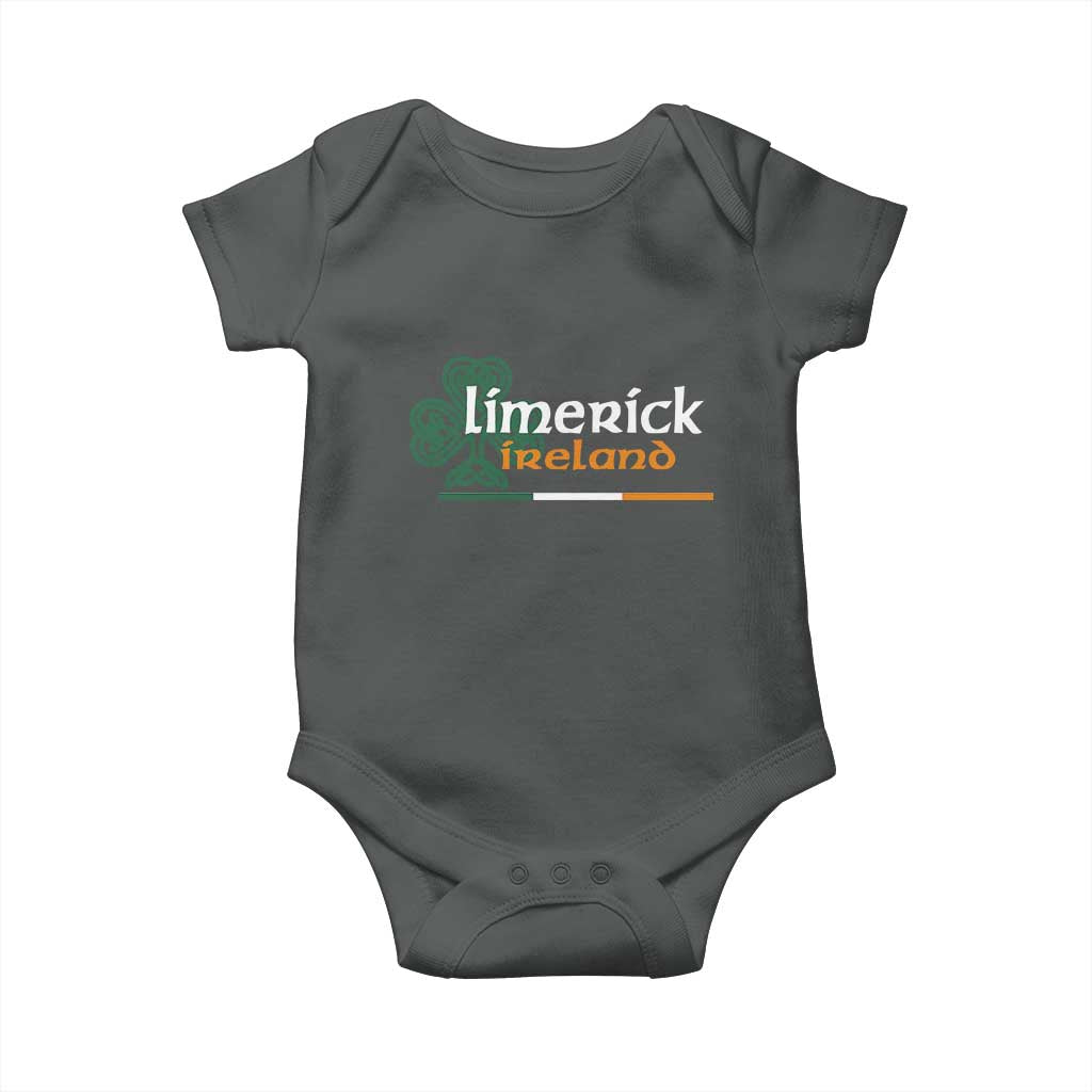 Limerick Ireland Baby Onesie Irish City Souvenir St Patricks Day Celtic Shamrock