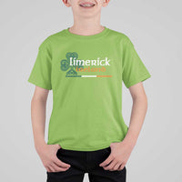 Limerick Ireland T Shirt For Kid Irish City Souvenir St Patricks Day Celtic Shamrock