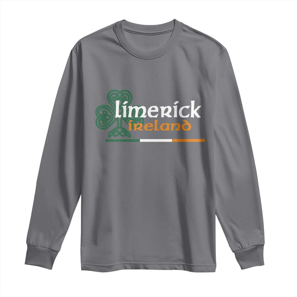 Limerick Ireland Long Sleeve Shirt Irish City Souvenir St Patricks Day Celtic Shamrock